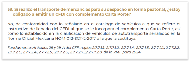 Carta Porte 3.1 y NOM mexicana